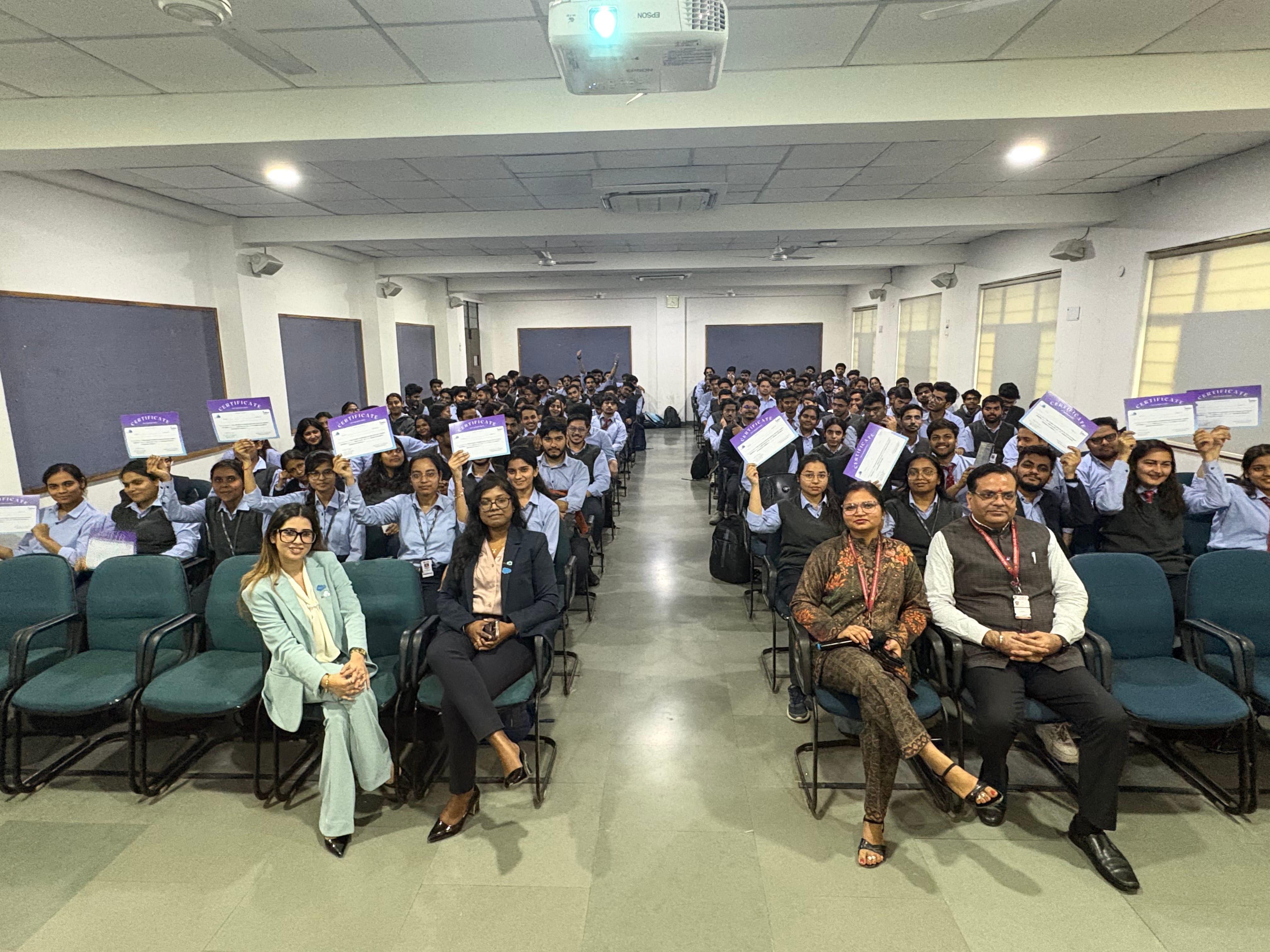 Classroom session at ABES Engineering College